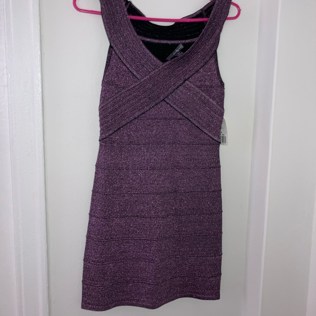 Beautiful New With Tickets Metallic Purple Dress Beautiful New With Tickets Metallic Purple Dress